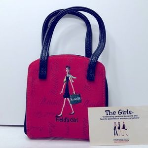 The Girls Red wallet with handles Marshall Fields Sunny Hawaii